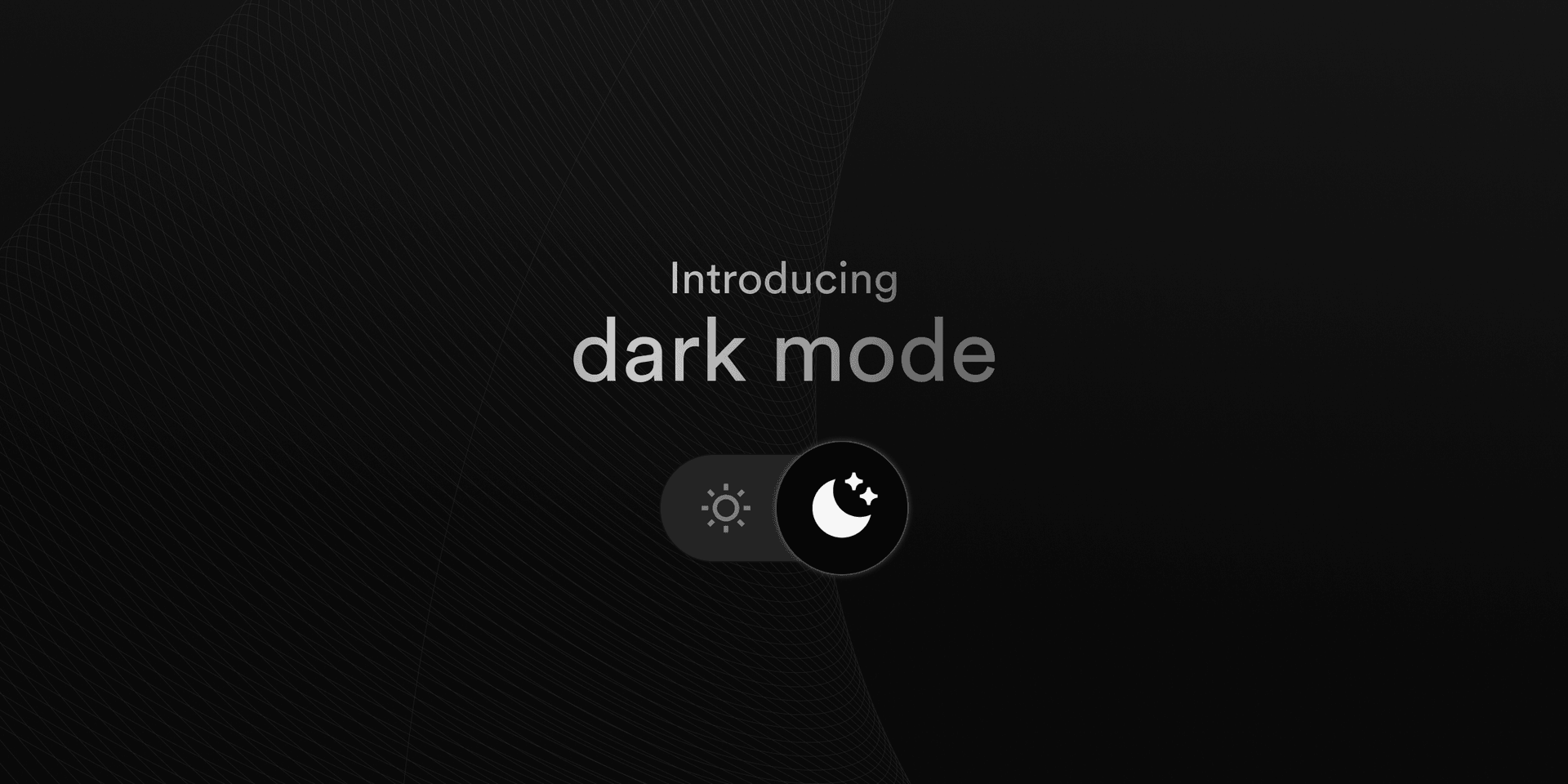 Featured image for Introducing dark mode blog post